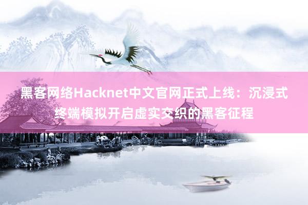 黑客网络Hacknet中文官网正式上线：沉浸式终端模拟开启虚实交织的黑客征程